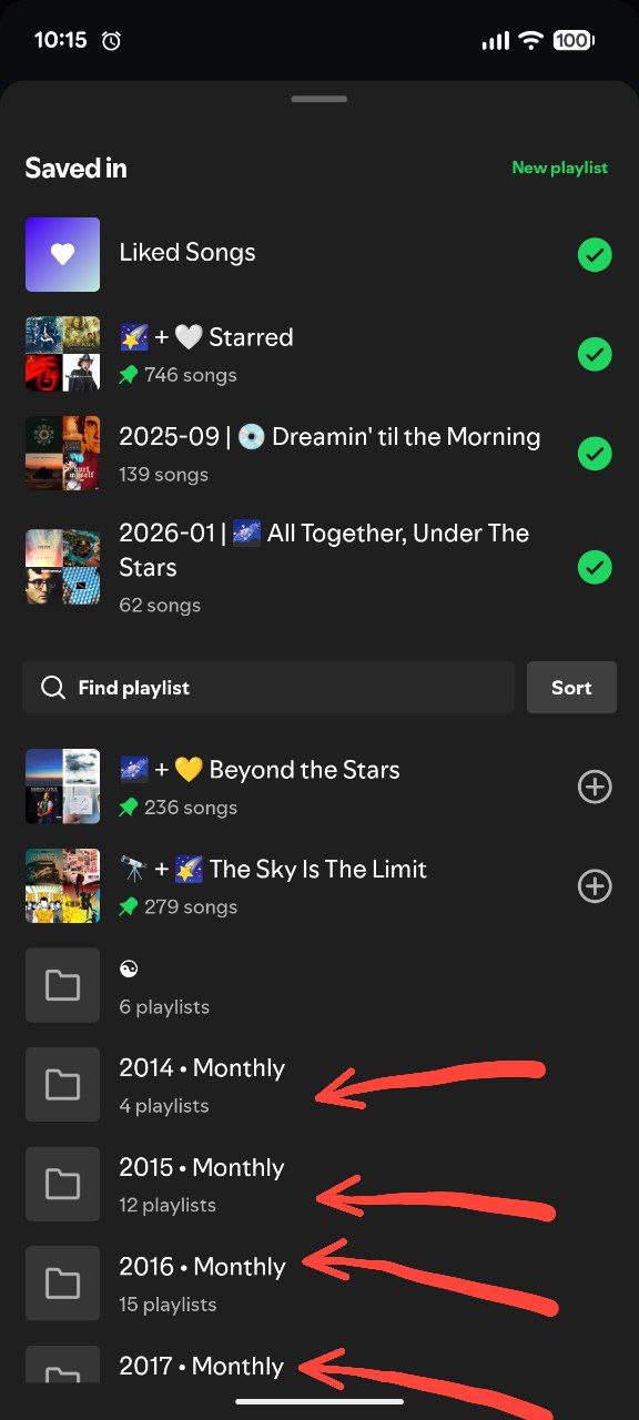 Folders virtualized to the top level